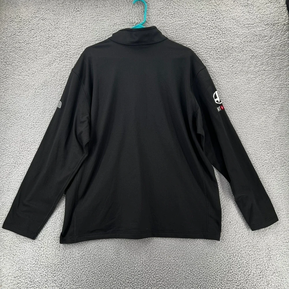 The North Face Tech 1/4‎ Zip Fleece Jacket Men 2XL Black Hunt A Killer Logo